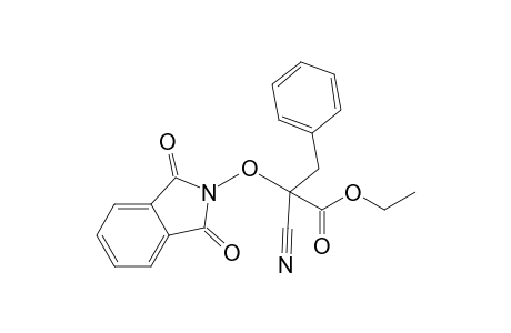 Ethyl 2-cyano-2-(N-phthalimidyloxy)-3-phenylpropanoate