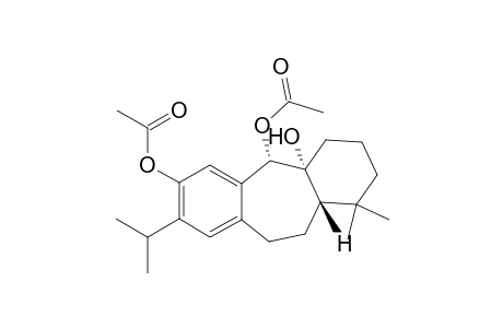 4aH-Dibenzo[a,d]cycloheptene-4a,5,7-triol, 1,2,3,4,5,10,11,11a-octahydro-1,1-dimethyl-8-(1-methylethyl)-, 5,7-diacetate, [4aR-(4a.alpha.,5.alpha.,11a.beta.)]-