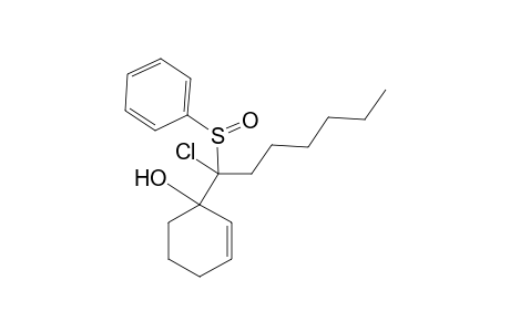 1-[1-chloro-1-(phenylsulfinyl)heptyl]-2-cyclohexen-1-ol