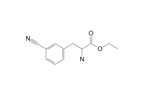 2-amino-3-(3-cyanophenyl)propionic acid ethyl ester