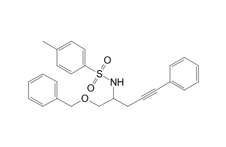 1,7-Diphenyl-4-[N-(p-toluenesulfonyl)amino]-6-oxahept-1-yne
