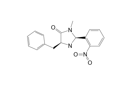 (2S,5S)-5-benzyl-3-methyl-2-(2-nitrophenyl)imidazolidin-4-one