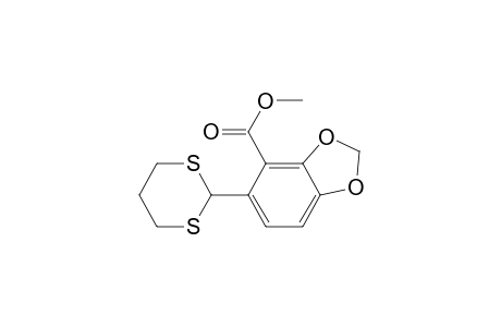 5-(1,3-dithian-2-yl)-1,3-benzodioxole-4-carboxylic acid methyl ester