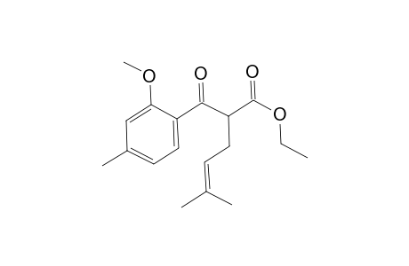 Ethyl 2-[(2-Methoxy-4-methylphenyl)carbonyl]-5-methylhex-4-enoate