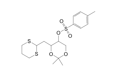 2-Deoxy-3,5-O-1-methyl-1,1-ethanediyl)-4-O-[[(4-methylphenyl)sulfonyl]-D-erythro-pentose Cyclic propane-1,3-diyl Mercaptal