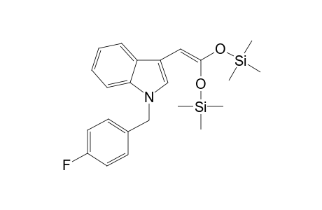 3-(2,2-bis((trimethylsilyl)oxy)ethenyl)-1-(4-fluorobenzyl)-1H-indole