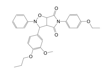 5-(4-ethoxyphenyl)-3-(3-methoxy-4-propoxyphenyl)-2-phenyldihydro-2H-pyrrolo[3,4-d]isoxazole-4,6(3H,5H)-dione