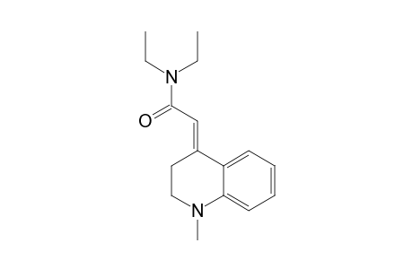 (E)-N,N-DIETHYL-2-[1-METHYL-2,3-DIHYDROQUINOLIN-4(1H)-YLIDENE]-ACETAMIDE