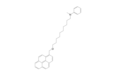 1-(N-Methylanilino)-10-(1-pyrenylmethoxy)decane