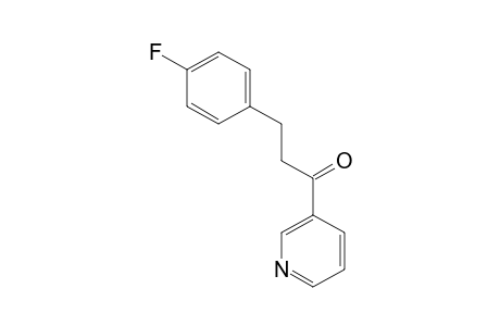 1-Propanone, 3-(4-fluorophenyl)-1-(3-pyridinyl)-
