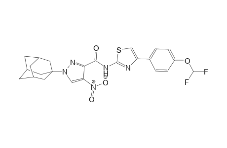 1-(1-adamantyl)-N-{4-[4-(difluoromethoxy)phenyl]-1,3-thiazol-2-yl}-4-nitro-1H-pyrazole-3-carboxamide