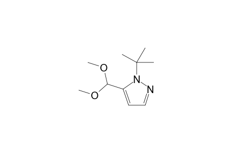 1-tert-butyl-5-(dimethoxymethyl)pyrazole