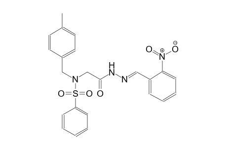 N-(4-methylbenzyl)-N-{2-[(2E)-2-(2-nitrobenzylidene)hydrazino]-2-oxoethyl}benzenesulfonamide