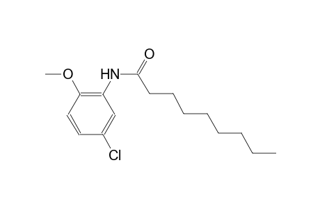 N-(5-chloro-2-methoxyphenyl)nonanamide