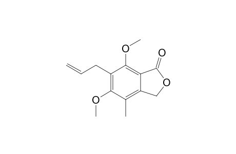 6-Allyl-5,7-dimethoxy-4-methyl-3H-isobenzofuran-1-one