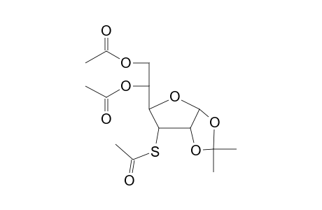 5,6-Di-O-acetyl-3-S-acetyl-1,2-O-isopropylidene-3-thio.alpha.d-allofuranose