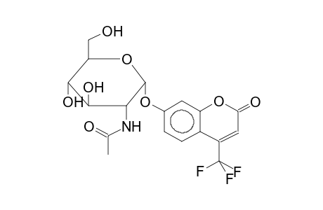 4-TRIFLUOROMETHYLUMBELLIFERYL 2-ACETAMIDO-2-DEOXY-ALPHA-D-GLUCOPYRANOSIDE
