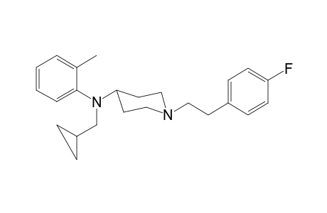 N-Cyclopropylmethyl-1-[2-(4-fluorophenyl)ethyl]-N-2-methylphenylpiperidin-4-amine