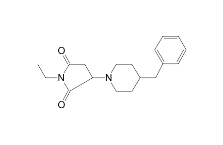 3-(4-Benzyl-1-piperidinyl)-1-ethyl-2,5-pyrrolidinedione