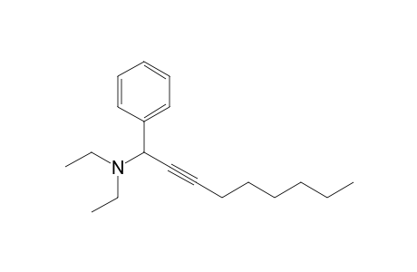 diethyl(1-phenylnon-2-ynyl)amine