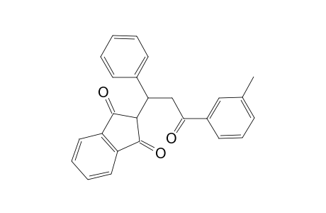 2-(3-oxo-1-phenyl-3-m-tolyl-propyl)-indan-1,3-dione
