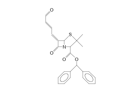 Ez-6-(4'-oxo-but-2'-enylidene)-penicillanic acid,  benzhydryl ester