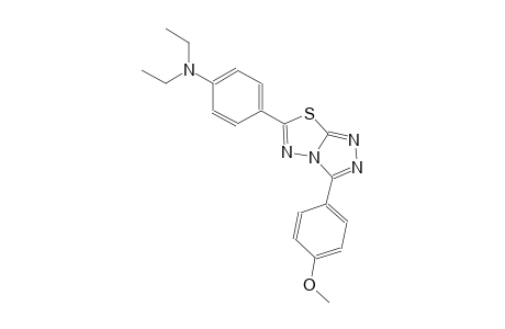 N,N-diethyl-4-[3-(4-methoxyphenyl)[1,2,4]triazolo[3,4-b][1,3,4]thiadiazol-6-yl]aniline