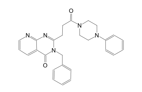 pyrido[2,3-d]pyrimidin-4(3H)-one, 2-[3-oxo-3-(4-phenyl-1-piperazinyl)propyl]-3-(phenylmethyl)-