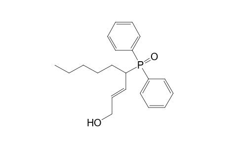 (E)-4-diphenylphosphoryl-2-nonen-1-ol