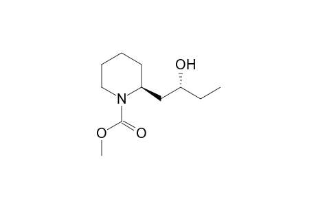 (2S)-2-[(2R)-2-hydroxybutyl]-1-piperidinecarboxylic acid methyl ester