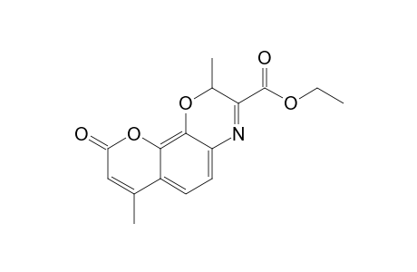 Ethyl 2,7-dimethyl-9-oxo-2,9-dihydrochromeno[8,7-b][1,4]oxazine-3-carboxylate