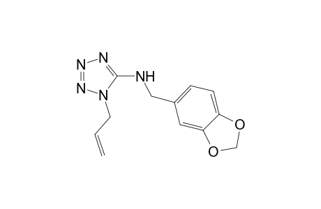1H-1,2,3,4-Tetrazol-5-amine, N-(1,3-benzodioxol-5-ylmethyl)-1-(2-propenyl)-