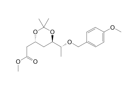 Methyl (3R,5R,6R)-3,5-di-O-isopropylidene-6-(p-methoxybenzyloxy)heptanoate