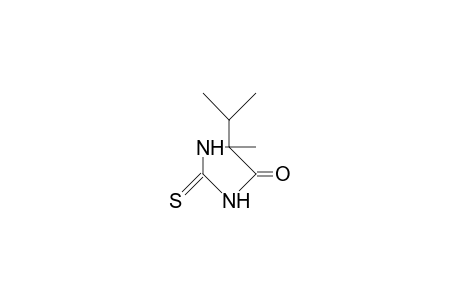 4-Imidazolidinone, 5-methyl-5-(1-methylethyl)-2-thioxo-