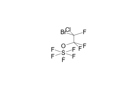 1-PENTAFLUOROSULPHURANYLOXY-2-CHLORO-2-BROMOTRIFLUOROETHANE