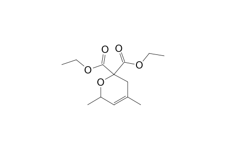 2,2-DIETHOXYCARBONYL-4,6-DIMETHYL-3,6-DIHYDRO-2H-PYRAN