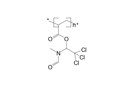 Poly[1-(n-formylmethylamino)-2,2,2-trichloroethyl acrylate]