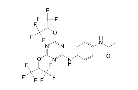 acetamide, N-[4-[[4,6-bis[2,2,2-trifluoro-1-(trifluoromethyl)ethoxy]-1,3,5-triazin-2-yl]amino]phenyl]-