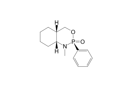 (2S,4aS,8aR)-cis-1-methyl-2-phenyl-4a,5,6,7,8,8a-hexahydro-4H-benzo[d][1,3,2]oxazaphosphinine 2-oxide