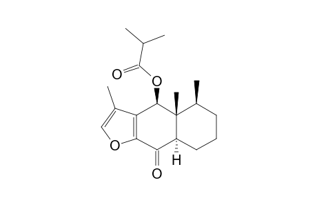 6-BETA-ISOBUTYROXY-9-OXO-10-ALPHA-H-FURANOEREMOPHILANE