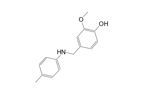 2-methoxy-4-(4-toluidinomethyl)phenol