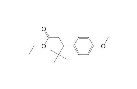 Benzenepropanoic acid, .beta.-(1,1-dimethylethyl)-4-methoxy-, ethyl ester