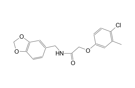 N-(1,3-benzodioxol-5-ylmethyl)-2-(4-chloro-3-methylphenoxy)acetamide