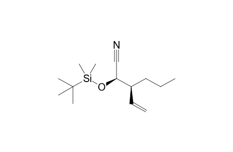 (2R,3S)-2-tert-Butyldimethylsiloxy-3-propylpent-4-enenitrile
