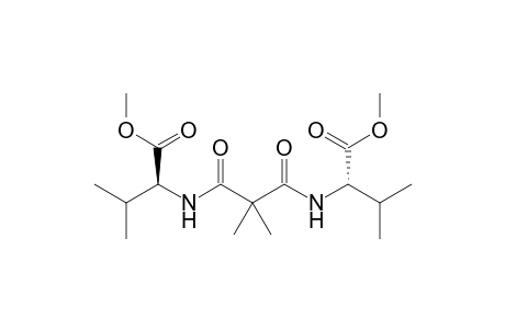 N-N'-bis[(1S)-1-(methoxycarbonyl)-2-methylpropyl]-2,2-dimethylpropane-1,3-diamide