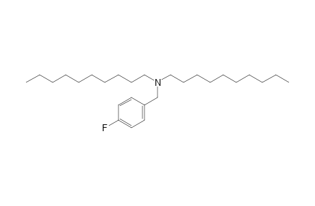4-Fluorobenzylamine, N,N-didecyl-