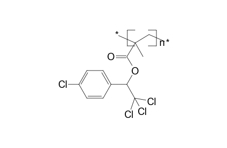 Poly[1-(4-chlorophenyl)-2,2,2-trichloroethyl methacrylate]