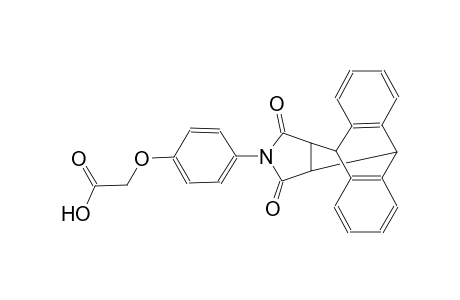 2-(4-{16,18-dioxo-17-azapentacyclo[6.6.5.0²,⁷.0⁹,¹⁴.0¹⁵,¹⁹]nonadeca-2(7),3,5,9(14),10,12-hexaen-17-yl}phenoxy)acetic acid