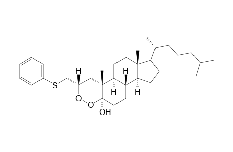 (2S,5R)-Hydroxyperoxy-3-(phenylthio)-4-nor-3,4-secocholestan-5-one 2,5-peroxyhemiacetal