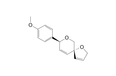(5R*,8S*)-8-(4-Methoxyphenyl)-1,7-dioxaspiro[4.5]dec-3,9-diene